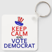 政保治的な民主おもしろい党 キーホルダー (裏面)