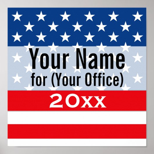 政党の非党派候補者 ポスター (正面)