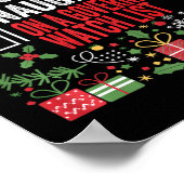 政府いけなの時計リストのおもしろいChri ポスター (角)