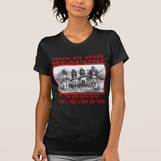 政府が持って行く武器を入れ気にろ Tシャツ (正面)