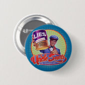 政府のうそ! ボタン 缶バッジ (正面&裏面)