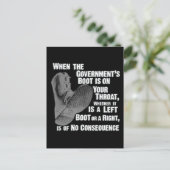 政府のジャックブーツ ポストカード (スタンド正面)