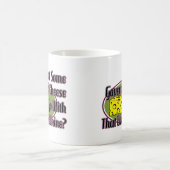 政府のチーズおよび自由主義のなすすり泣き コーヒーマグカップ (中央)