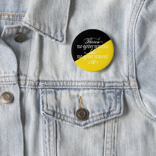 政府のボタンがない 缶バッジ (インサイチュ)