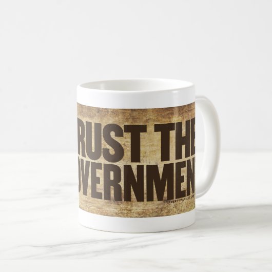 政府のマグを信頼して下さい コーヒーマグカップ (正面右)