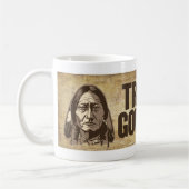 政府のマグを信頼して下さい コーヒーマグカップ (左)