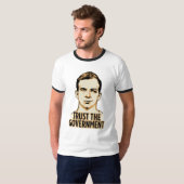 政府のワイシャツを信頼して下さい Tシャツ (正面フル)