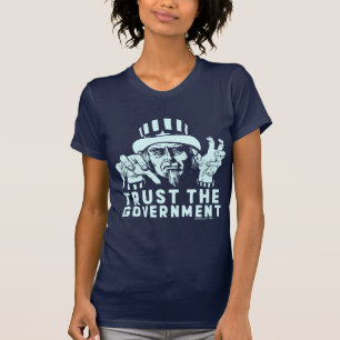 政府のワイシャツを信頼して下さい Tシャツ