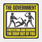 政府のワイシャツ スクエアシール (正面)