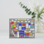 政府の健康シス気にテム ポストカード (スタンド正面)