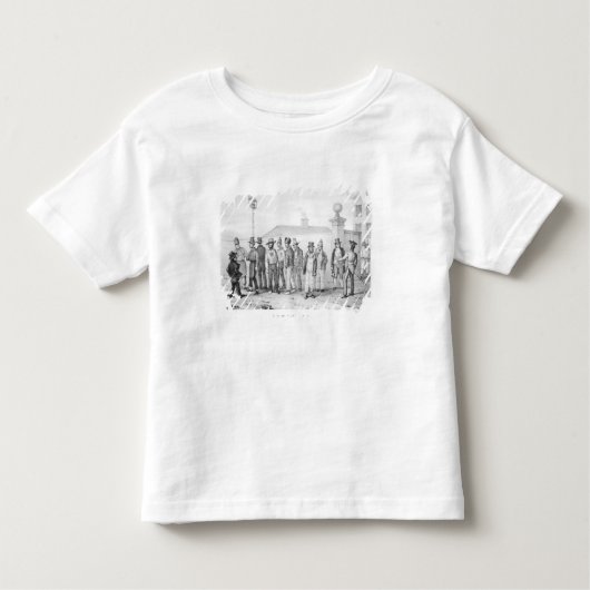 政府の刑務所の集団 トドラーTシャツ (正面)