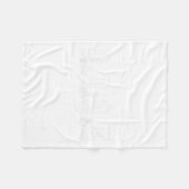 政府の効率性に関する学科おもしろい フリースブランケット (正面(横))