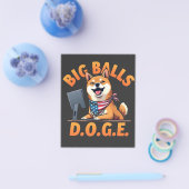 政府の効率性の大きなボールdoge部門 チラシ (シングル)