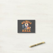 政府の効率性の大きなボールdoge部門 ポストイット (デスク上)