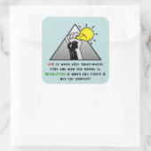 政府の暴政に対する断固たる連帯 スクエアシール (バッグ)