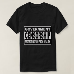 政府の検閲 Tシャツ