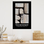 政府の民主化ポスター ポスター (キッチン)