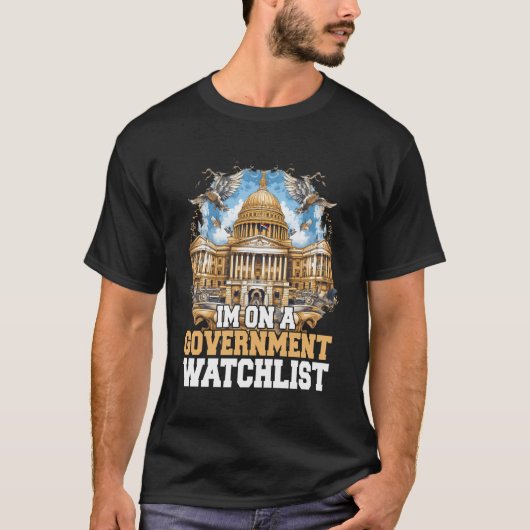 政府の監視リストに載っている Tシャツ (正面)