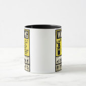 政府の警告のマグ マグカップ (中央)