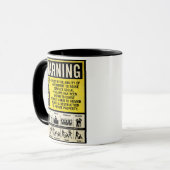 政府の警告のマグ マグカップ (正面左)