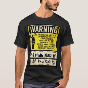 政府の警告のワイシャツ Tシャツ