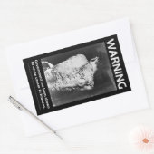 政府の警告ステッカー 長方形シール (封筒)