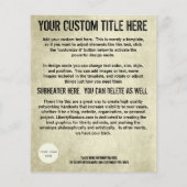 政府の警告チラシ チラシ (裏面)