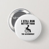 政府の走贈り物よりまおもしろいだ 缶バッジ (正面&裏面)