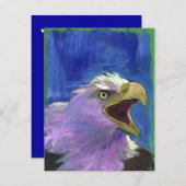 政府の軍の~のワシのパーティの招待状 招待状 (正面/裏面)