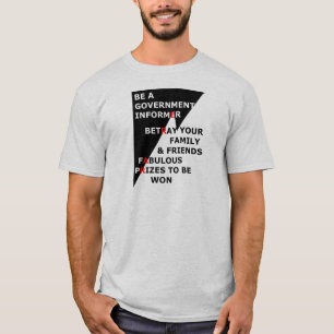 政府の通報者 Tシャツ