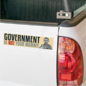 政府は君のママじゃない バンパーステッカー (トラック上)