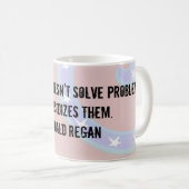 政府は問題のマグを解決しません コーヒーマグカップ (正面右)