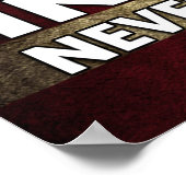 政府は解決できない ポスター (角)