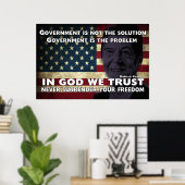 政府は解決できない ポスター (ホームオフィス)