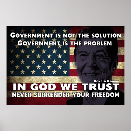 政府は解決できない ポスター (正面)