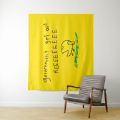 政府はREE SNEKRIGHTガズデンの旗を出します タペストリー (インサイチュ)