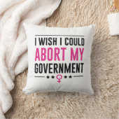 政府を中止出来ればよい クッション (ブランケット)