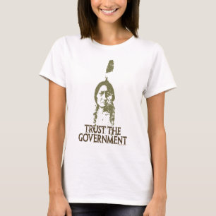 政府を信頼して下さい Tシャツ