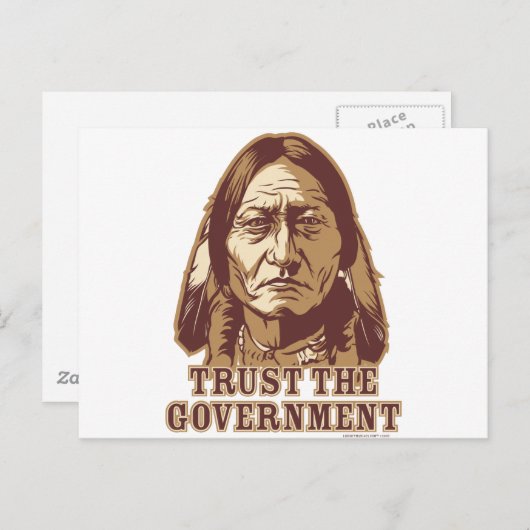 政府を信頼する ポストカード (正面/裏面)