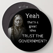 政府を信頼する 缶バッジ (正面&裏面)