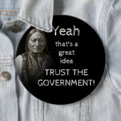 政府を信頼する 缶バッジ (インサイチュ)