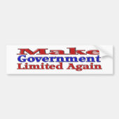 政府を再び制限する バンパーステッカー (正面)