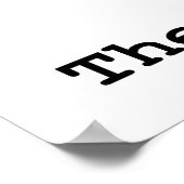 政府を合理的に信用することはできない ポスター (角)