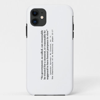 政府を合理的に信用することはできない iPhone 11 ケース