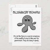 政府を引き継ぐ陰謀がある ポストカード (正面/裏面)