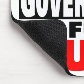 政府を禁止する マウスパッド (コーナー)