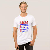 政府エゴマニクス学科 トライブレンドTシャツ (正面全面)