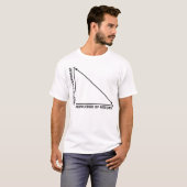 政府グラフ皮肉な自由主義への信頼 Tシャツ (正面フル)