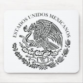 政府メキシコ、メキシコを密封して下さい マウスパッド (正面)