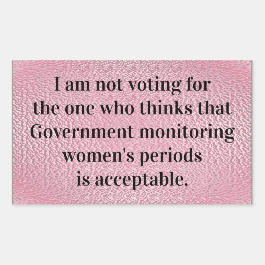 政府モニタリング 長方形シール (正面)